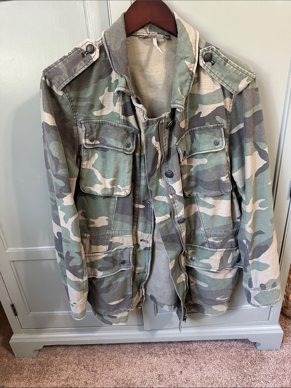 Free People Cargo Jacket